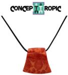  Pandantiv Coral Rosu de Forma Topor - 28-29 x 27-32 mm - 1 Buc