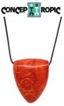  Pandantiv Coral Rosu de Forma Picatura - 31-34 x 42-43 x 15-16 mm - 1 Buc