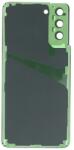  tel-szalk-1923324 Samsung Galaxy S21 Plus fekete Akkufedél hátlap - kamera lencse burkolati elem ragasztóval (tel-szalk-1923324)