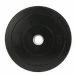 Sportmann Гумена тежест Bumper Plate SPORTMANN 15 кг / 51 мм- Черен