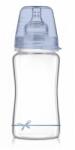 LOVI Шише Lovi - Baby Shower, стъклено, 250 ml, 3 м+, синьо (74/204_b) - ozone