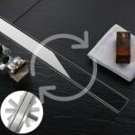 Rea Set rigola pentru dus plus capac 100 cm Rea Neo Slim Pro Inox (5902557330034)