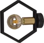 Kaja HONEY A-1 fekete-arany színű fali lámpa (K-4725)