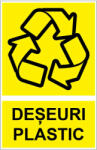  Sticker indicator Deseuri plastic