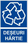  Sticker indicator Deseuri hartie