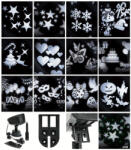 Lotti Proiector Laser-LED Oscar cu 12 Motive albe (8024199042759) Decoratiune camera copii