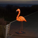 Konstsmide LED Acrylic Flamingo, 48 LEDuri Amber (7318302728038) Decoratiune camera copii