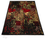  JAZZY L Vintage fekete-piros Patchwork mintás szőnyeg 160 x 230 cm