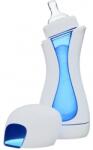 iiamo Бебешка бутилка iiamo home - Бяло и синьо, 380 ml (604) - baby
