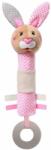 Babyono Писукаща играчка с гризалка Babyono - Зайчето Джулия (5901435408803)