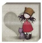 Santoro Gorjuss pictura pe panza Purrfect Love (jf_225PR)