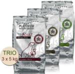 PLATINUM Adult Trio Csirke+Sertés+Bárány (15 kg)