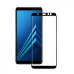 ALC MOBILE Folie de protectie din sticla 6D compatibila cu Samsung Galaxy A7 2018, Contur Negru