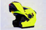  bukósisak felnyitható FLIP UP. NEON YELLOW. Méret: S. Szín: UV sárga matt festéssel, fekete légbeömlőkkel. Tulajdonságok: ABS h