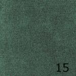  ALFA 15 - zöld, puha felületű, magas kopásállóságú bútorszövet