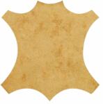  ARONA 8 - mustársárga színben, könnyen tisztítható bútorszövet, velúrbőr 70% valódi bőrtartalommal