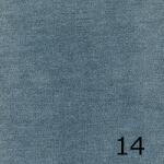  ALFA 14 - világoskék, puha felületű, magas kopásállóságú bútorszövet