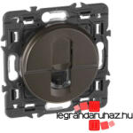 Legrand Céliane 1xRJ45 Cat. 6A UTP csatlakozóaljzat, grafit CG067347-CS (CG067347-CS)
