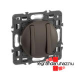 Legrand Céliane kettős egypólusú nyomó, grafit CG2X067032K-CS (CG2X067032K-CS)