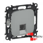 Legrand Valena Allure 1xRJ45 Cat. 6A STP csatlakozóaljzat alumínium, AA753048 (AA753048)