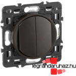 Legrand Céliane csillárkapcsoló 10 AX, grafit CG2X067002-CS (CG2X067002-CS)