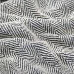 VidaXL Pătură decorativă model spic, bumbac, 220 x 250 cm, bleumarin (245323) - izocor Patura