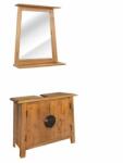 vidaXL Set mobilier baie din lemn masiv de pin reciclat (246040)