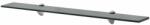 vidaXL Raft suspendat din sticlă, 80 x 20 cm, 8 mm (243791) - izocor Raft