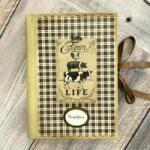 Kreatív Receptes füzet vintage muffinos