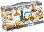 Dohány Cuburi de poveşti Utilaje de construcţii Dohány 12 bucăţi (DH60202) Puzzle