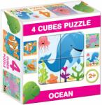 Dohány Cuburi cu poveşti Ocean Dohány 4 bucăţi de la 24 luni (DH59901) Puzzle