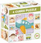 Dohány Cuburi cu poveşti Băiat şi fetiţă Dohány 4 bucăţi de la 24 luni (DH59924) Puzzle