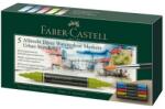 Faber-Castell Set 5 markere acuarela, 2 capete, Urban Sketching, Faber-Castell Albrecht Durer (FC160308)