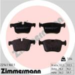 ZIMMERMANN set placute frana, frana disc ZIMMERMANN 22141.160. 1 (22141.160.1)