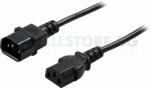 Powerwalker Кабел PowerWalker IEC C13/C, 14 - 1, 80 m, 10A, 0.75 mm2 (POWER-CABLE-IEC-C13-C14) - Allstore