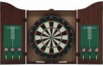 vidaXL Placă de darts profesională din sisal, cu dulap și 6 săgeți (91462)