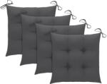 vidaXL Perne de scaun, 4 buc. , antracit, 50x50x7 cm, textil oxford (314897)