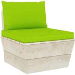 vidaXL Perne pentru canapea din paleți, 2 buc. , verde aprins, textil (315063)