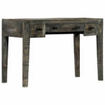 vidaXL Birou, negru, 110 x 50 x 75 cm, lemn masiv de mango (247913) - izocor