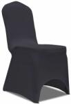 VidaXL Husă elastică pentru scaun, antracit, 4 buc (131415)