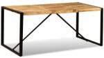 vidaXL Masă de bucătărie, lemn masiv de mango nefinisat, 180 cm (243997) - izocor
