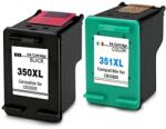 Propart Cartuse imprimanta HP 350XL si HP 351XL - set compatibil - color