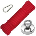 Magneo Smart Set magnet fishing / pescuit: Oală D 75 mm + funie 6 mm / 20 m + carabină Strong