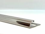 Celox OX 12 mm Domború íves csempe élvédő rozsdamentes inox saválló acél 12x2500 mm