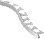 Celox OX 10 mm Hajlítható alumínium élvédő natúr szín görbíthető burkolatváltó csempeprofil padlólap szegély kültérre, beltérre 10x2500 mm