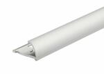 Celox OX 12 mm Domború íves csempe élvédő matt ezüst alumínium csempeszegély 12x2500