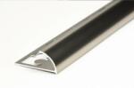 AVProfil AV 10 mm Domború titan polírozott alumínium csempe élvédő csempeszegély negyed köríves 10x2700 mm