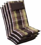 Blumfeldt Sylt, pernă tapițată, pernă pentru scaun, spătar mai înat, poliester, 50 × 120 × 9 cm, 4 x pernă bancă (CPT10_10221535-4_) (CPT10_10221535-4_)