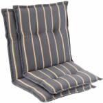Blumfeldt Prato, pernă tapițată, pernă pentru scaun, spătar mic, scaun de gradină, poliester, 50x100x8cm, 2 x pernă (CPT10_New_10) (CPT10_New_10)