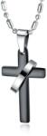  Kereszt - Gyűrű - Nemesacél Nyaklánc